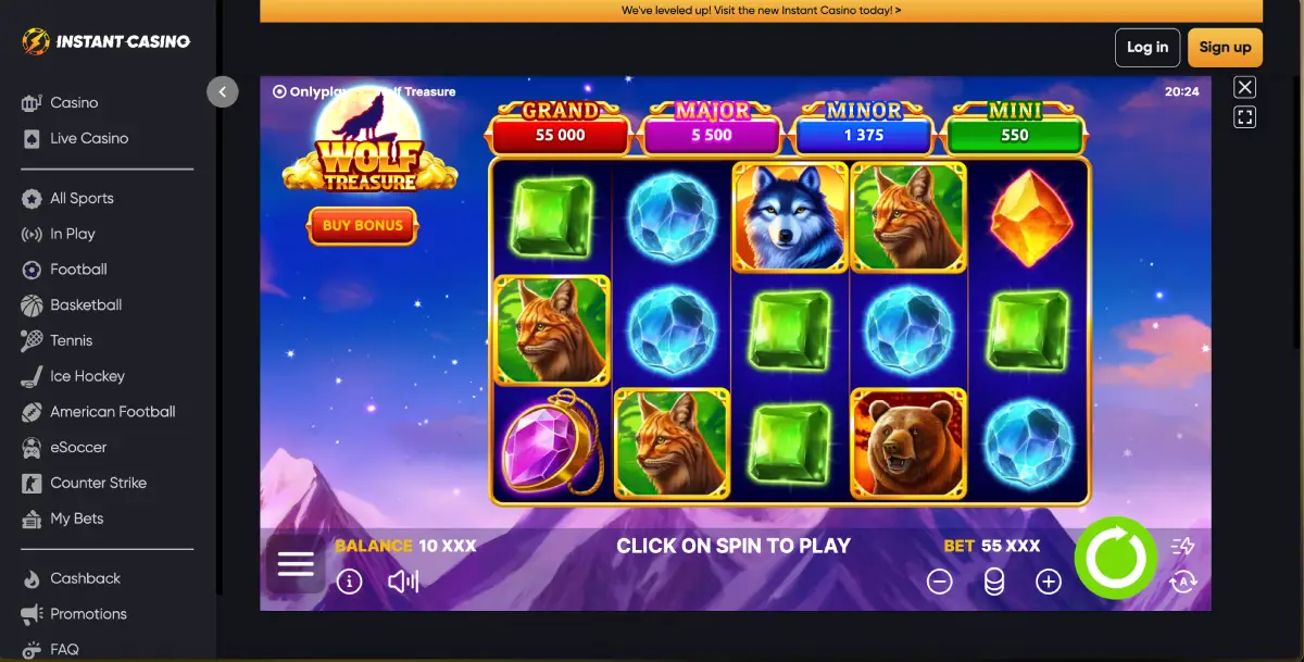 Wolf Treasure demo slot free play online