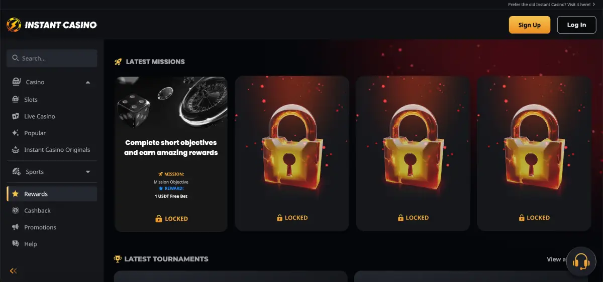 Instant Casino deposits and withdrawals in AUD